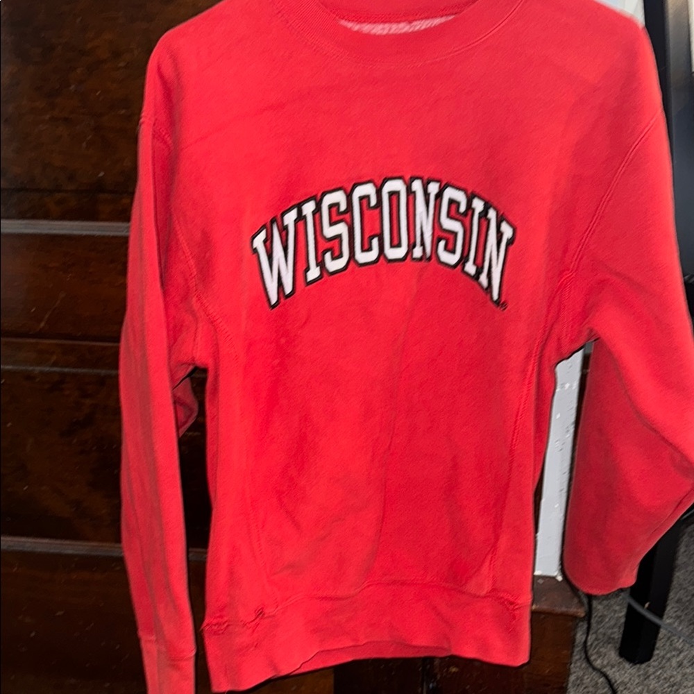 Red Wisconsin Sweatshirt